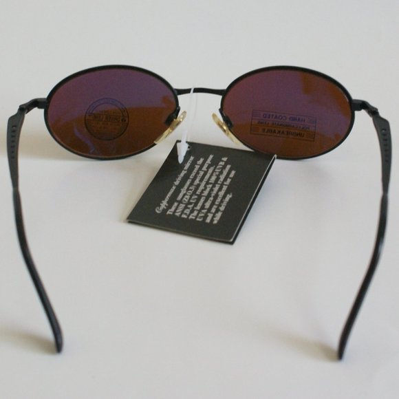 NWT TruVintage 90\'s fashion retro Oval frame w/Coppermax lens tech sunglasses main image 5